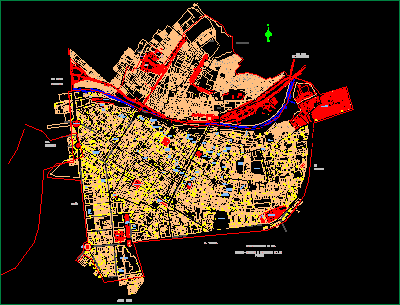 Planos de Plano centro historico de lima, en Perú – Diseño urbano