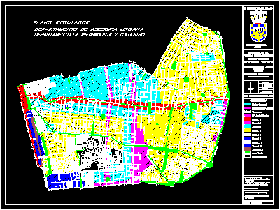 Planos de Plano comuna ñuñoa; santiago chile, en Chile – Diseño urbano