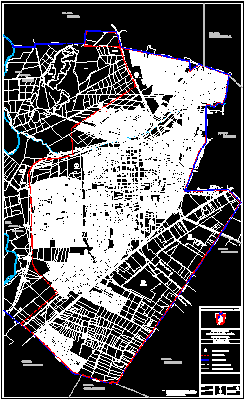 Planos de Plano comunal de la comuna de maipu santiago de chile, en Chile – Diseño urbano