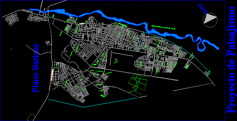 imagen Plano de la ciudad de barinas venezuela, en Venezuela - Diseño urbano