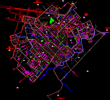 imagen Plano de la ciudad de cd. mendoza; veracruz; mexico, en México - Diseño urbano