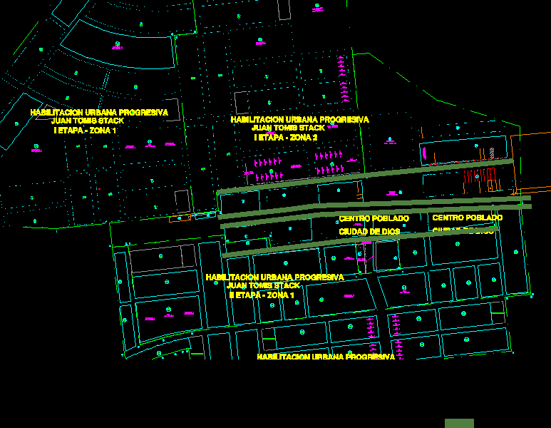 Planos de Plano del centro poblado ciudad de dios, en Brasil – Diseño urbano