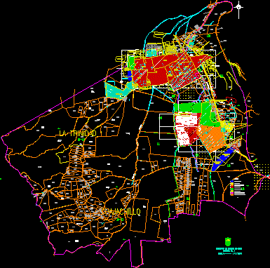 Planos de Plano del municipio de ciudad sandino – nicaragua, en Nicaragua – Diseño urbano