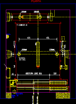 Planos de Planta de cabina de un ascensor, en Sistemas de elevación – Instalaciones