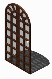 imagen Puerta de madera en 3d, en Puertas 3d - Aberturas