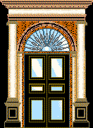 imagen Puerta principal con columnas cantera, en Puertas - Aberturas
