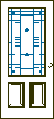imagen Puertas con vitrales, en Puertas - Aberturas