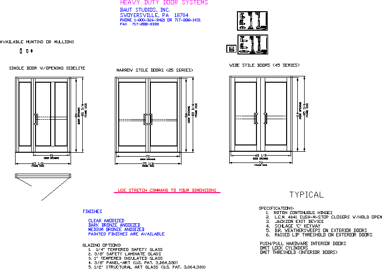 imagen Puertas de interior, en De aluminio - detalles - Aberturas