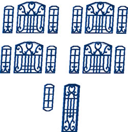 imagen Puertas y ventanas de hierro forjado, en Herrería artística