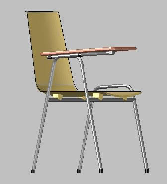 Planos de Pupitre 3d, en Educación – Muebles equipamiento