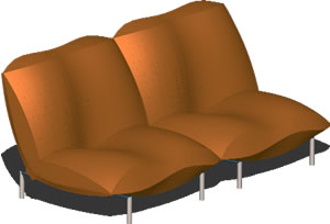 Planos de Sofa 3d, en Sillones 3d – Muebles equipamiento