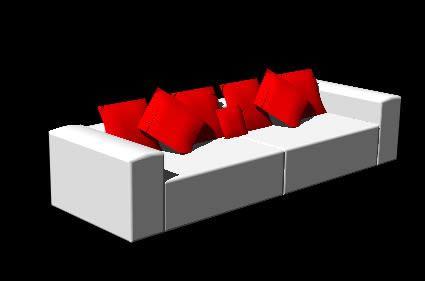 Planos de Sofa 3d, en Sillones 3d – Muebles equipamiento