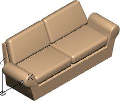 imagen Sofa, en Sillones 3d - Muebles equipamiento