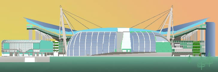 Planos de Stadium  do sporting, en Proyectos centros deportivos – Deportes y recreación