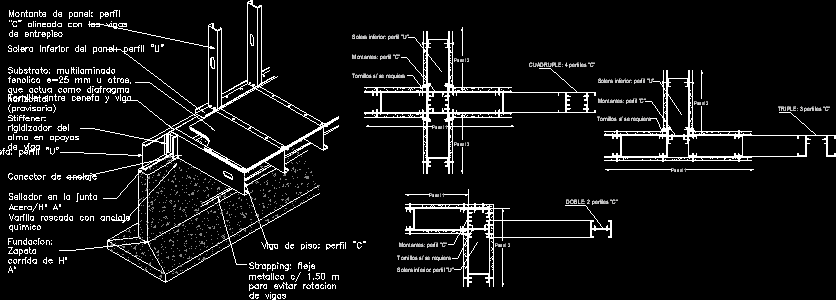 imagen Steel frame, en Steel framing - Sistemas constructivos