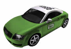 imagen Taxi - audi, en Automóviles - fotografías para renders - Medios de transporte
