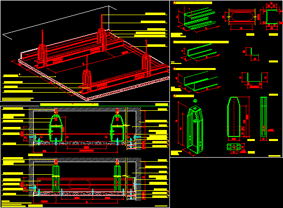 Planos de Techos pladur m-35, en Tabiquería de yeso pladur – durlock o similar – Sistemas constructivos