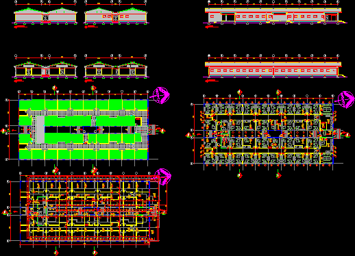 Planos de Temporaria instalacion de estructura de acero, en Steel framing – Sistemas constructivos
