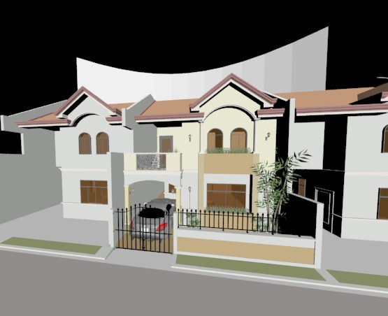 imagen Planos de Casa de 2 pisos 3d en 3DS , Vivienda unifamiliar 3d - Proyectos