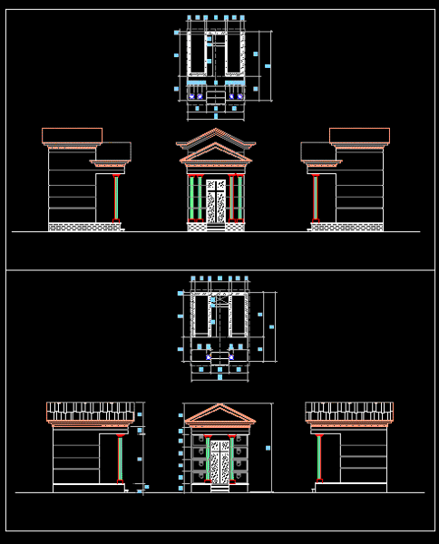 imagen Planos de Nichos funerarios en DWG AUTOCAD, Arq. religiosa - Proyectos