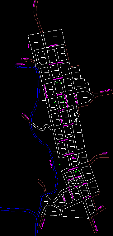imagen Plano del municipio de mariano escobedo atzacan veracruz en DWG