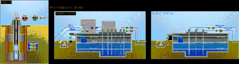 imagen Planos de Pozos profundos en DWG AUTOCAD, Provisión de agua - Instalaciones