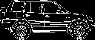 Planos de Toyota rav4 vista lateral, en Automóviles en 2d vista lateral – Medios de transporte