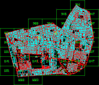 Planos de Trazado urbano comuna de ñuñoa santiago de chile, en Chile – Diseño urbano