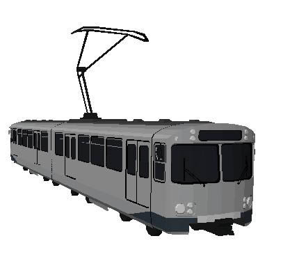 imagen Tren electrico 3d, en Ferrocarriles - Medios de transporte
