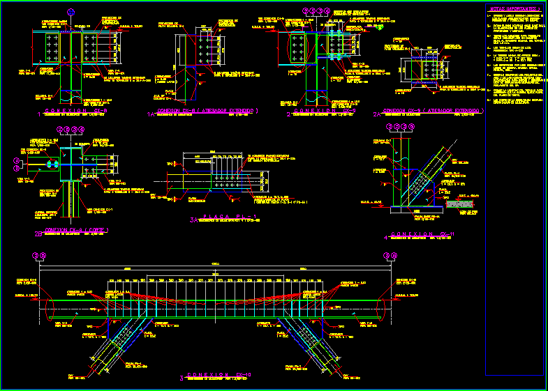imagen Uniones metálicas, en Estructuras de acero - Detalles constructivos