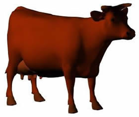 Vaca 3d, en Animales 3d – Animales