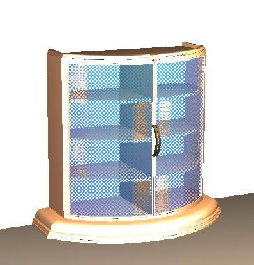 imagen Vitrina 3d, en Estanterías y modulares - Muebles equipamiento